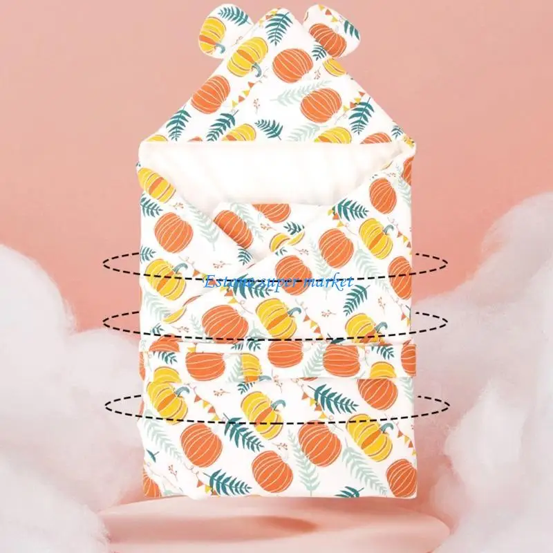 090B طفل كيس النوم الدافئ الوليد قماش للف الرضع المغلف بطانية قطن التقميط عربة أطفال التفاف كيس النوم #2