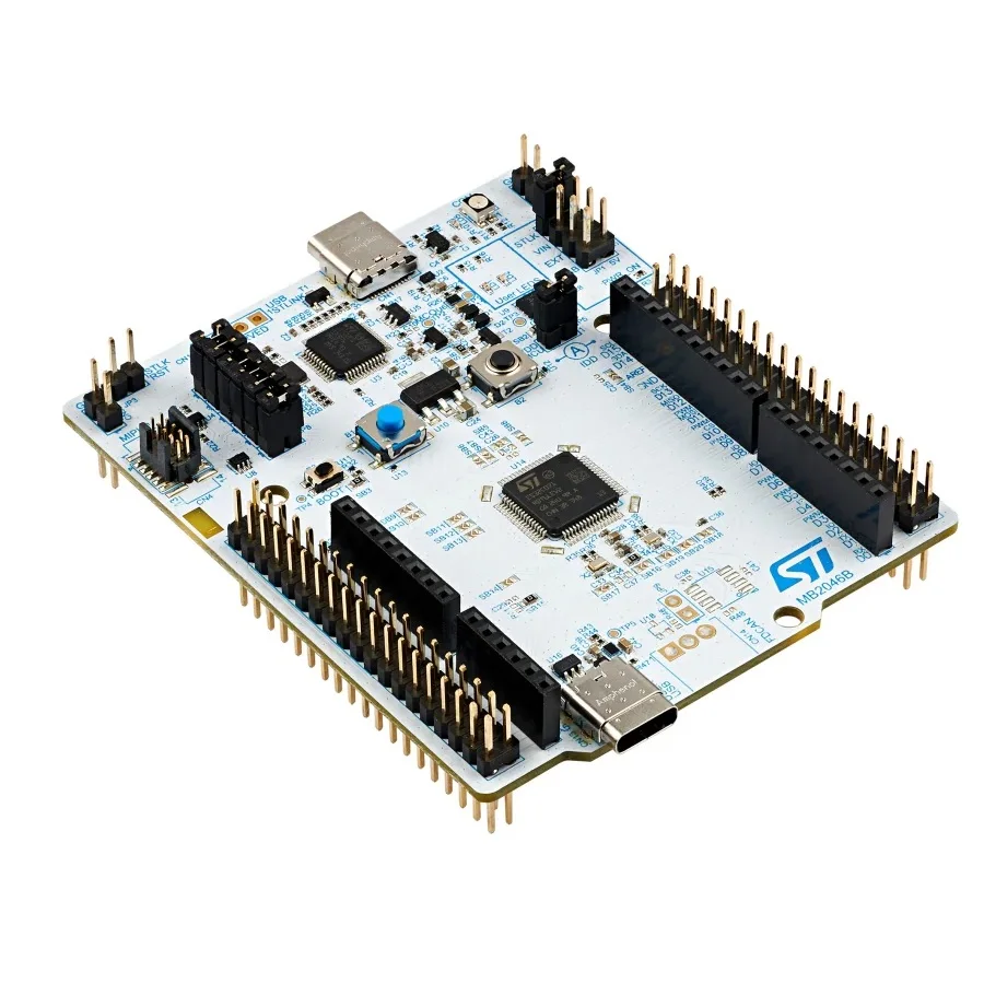 Placa de desarrollo NUCLEO-C071RB con MCU STM32C071RB a bordo compatible con conectividad Arduino y ST morpho