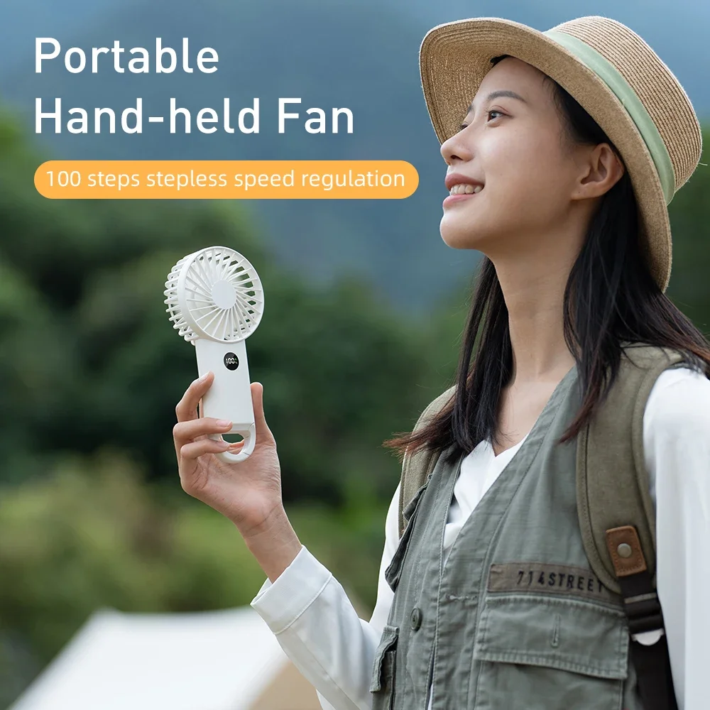 

Vissko 2024 New Creative USB Mini Fan Rechargeable Dormitory Outdoor Handheld Summer Pocket Little Fan