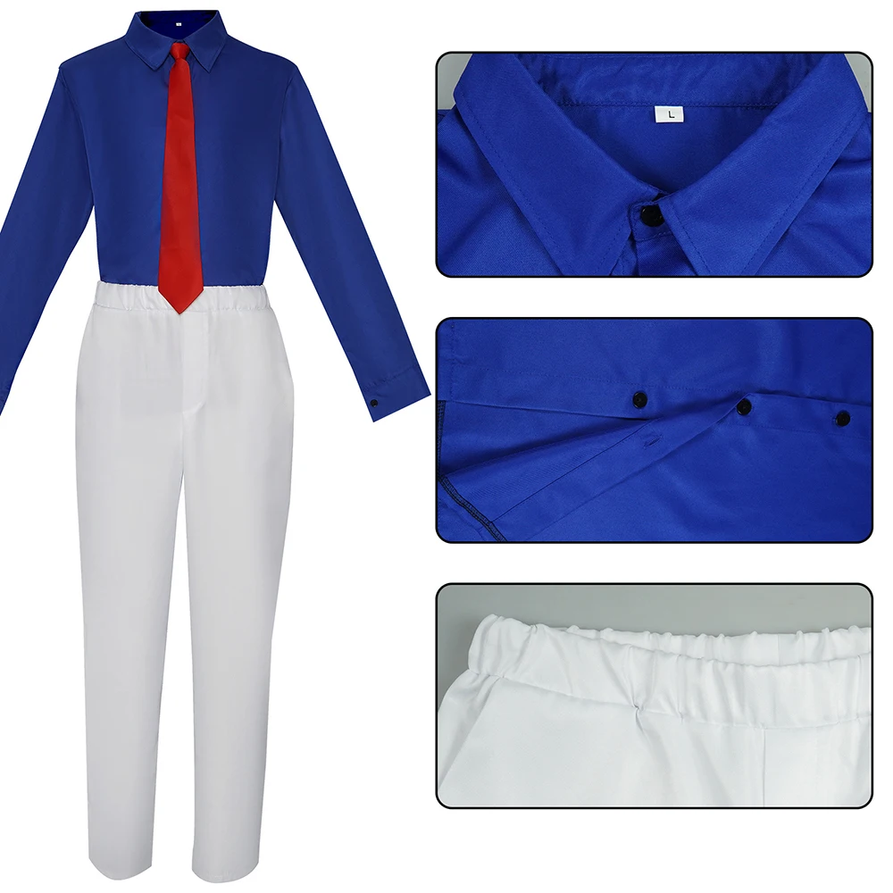 أزياء أنيمي كوروبا كايتو التأثيرية كايتو كوروبا التأثيرية عباءة قميص السراويل معطف قبعة التعادل مجموعة كاملة لحفلة الهالوين عيد الميلاد #5