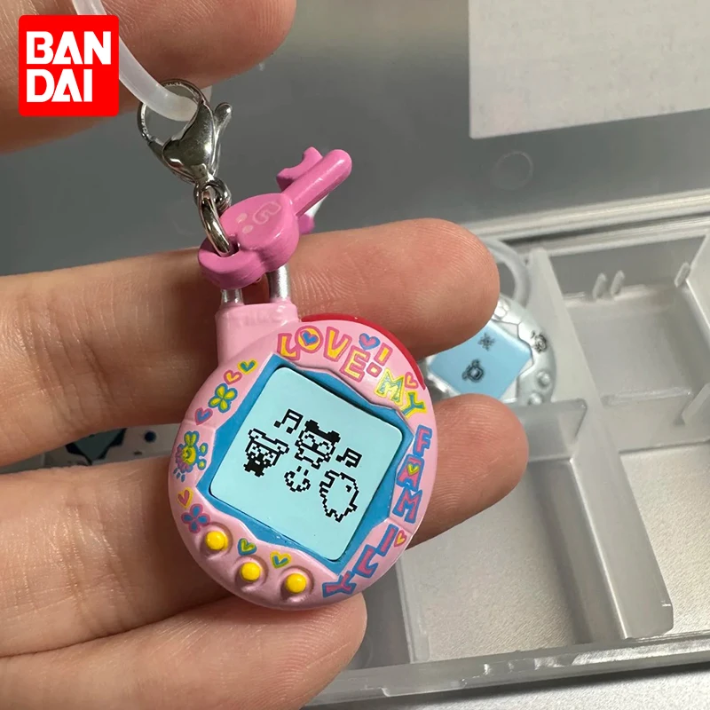 

Bandai Tamagotchi Blind Box Character Charms Series 03 Umbrella Hanger Pendant Memetchi Kuchipatchi Collectible Keychain