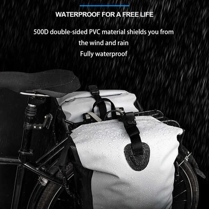 AFISHTOUR Bicycle Rear Seat Bag Sides Cycling Bag Seatpost Bag Bicycle Accessories Bike Luggage Bag Rear Bike Frame Bag