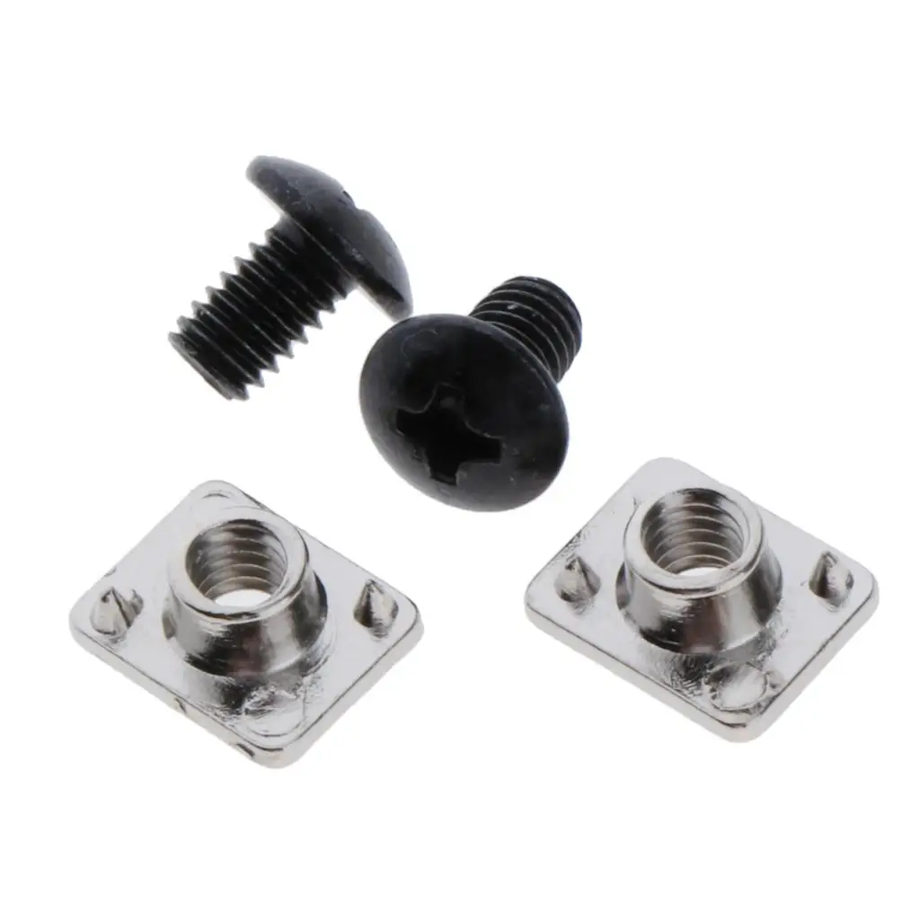 2X 2pcs Screws And Nuts for Roller Inline Skates Screws Binding Bolts Fastener