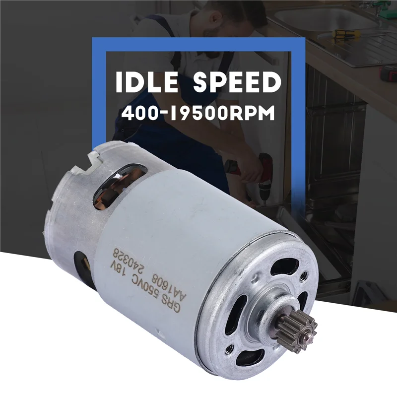 

A82E-RS550 Двигатель постоянного тока 19500 об/мин с двухскоростной 11 зубьями и коробкой передач с высоким крутящим моментом для электрической дрели/отвертки