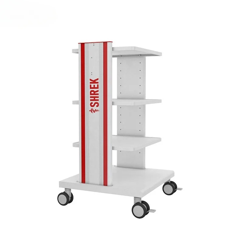 

304 Stainless Steel Endoscope Tower Trolley, Durable Medical Equipment Cart with Shelves – Affordable Price