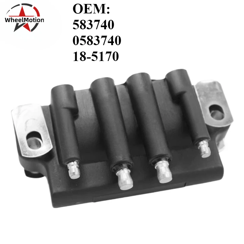 

OEM 583740 0583740 18-5170 Car Accessories New Dual Plug Wire ignition Coil For Johnson Evinrude