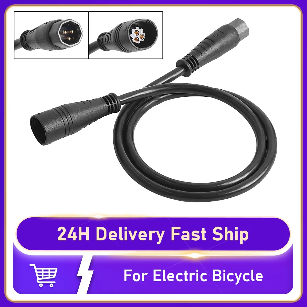 

9 Pin Motor Extension Cable for 750W 1000W Electric Bicycle Replacement Parts Motor Extension Wire Accessories