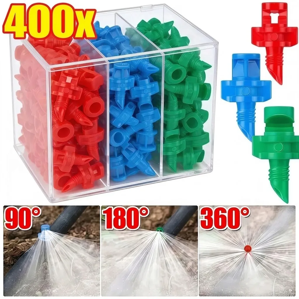 Premium 90 180 360 Degree Micro Misting Greenhouse Flowers Drip Irrigation System With Garden Lawn Water Spray Function Enhanced