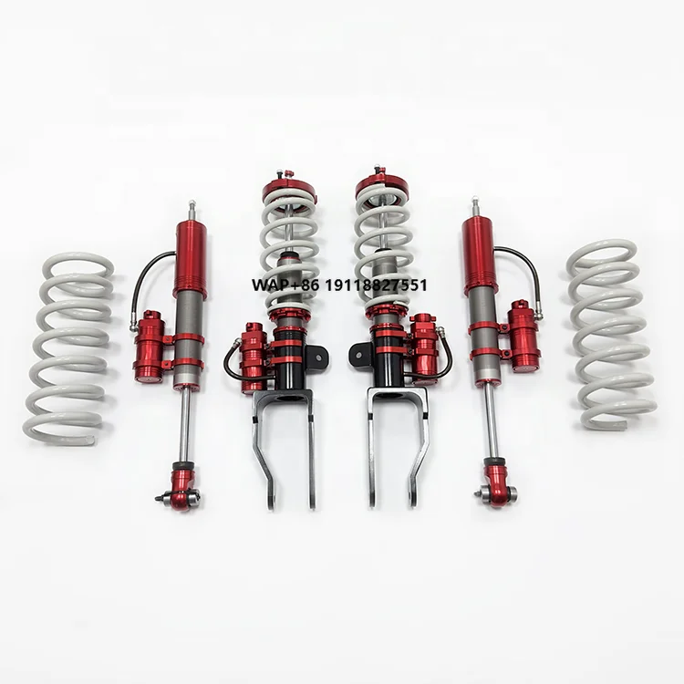Model Y Red Front/Rear 2.0 8-Level Compression Adjustable High Quality Shock Absorber