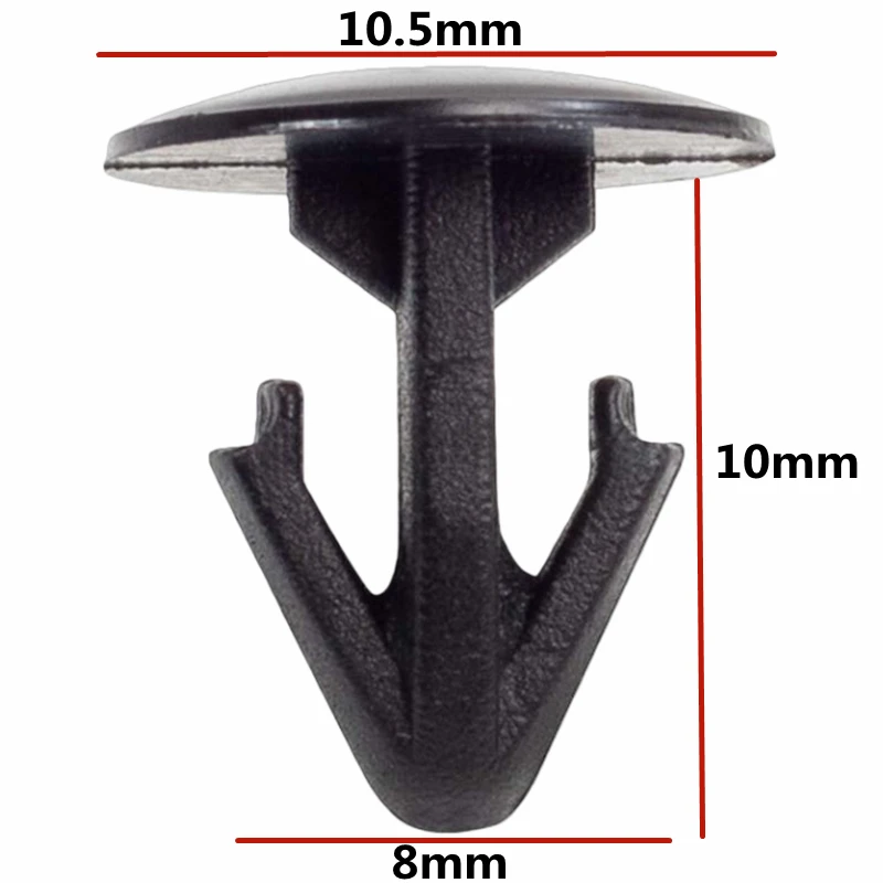20Pcs OE: 91520-SM4-C010 91520-SM4-C01 91520SM4C010 Car Heat Shield Retaining Clips Auto Engine Hood Fixed Fastener Clip F34