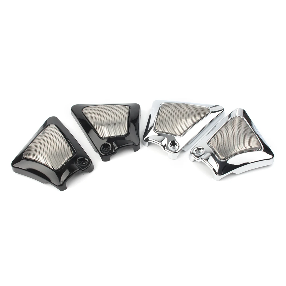 2pcs Motorcycle Air box Frame Neck Side Air Intake Cover Protection For Harley V-Rod Night Rod Special VRSCDX 2007-2017