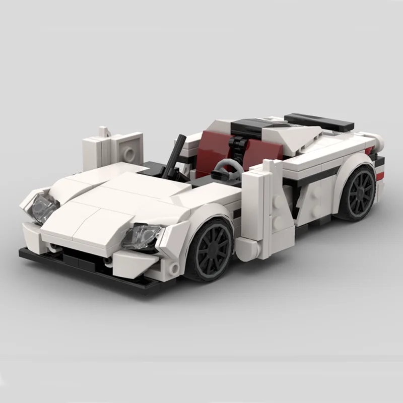 

296 шт. новый MOC городской шоссе CCX суперкар модульные детские развивающие строительные блоки игрушка в подарок