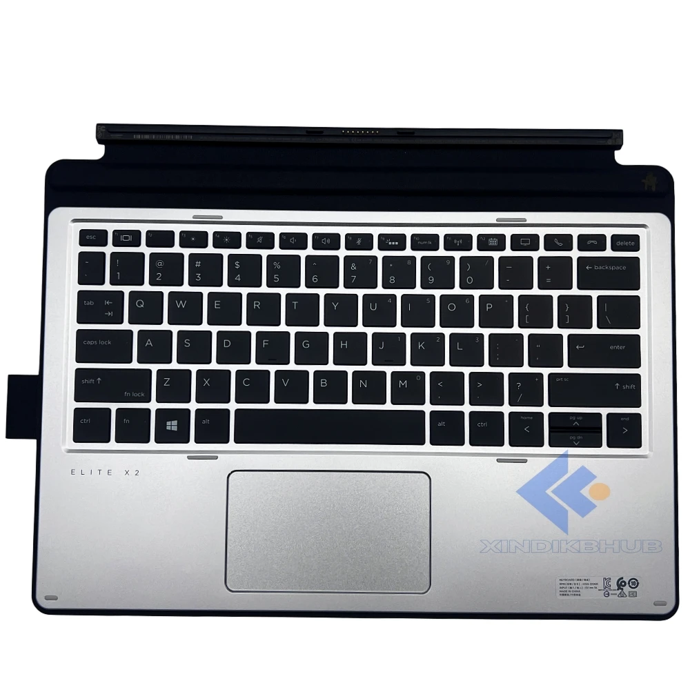 XIN-US New for HP Elite X2 1012 G1 G2 Palmrest Cover Tablet Keyboard with Touchpad HSTNN-D72K 845651-B31 846748-B31
