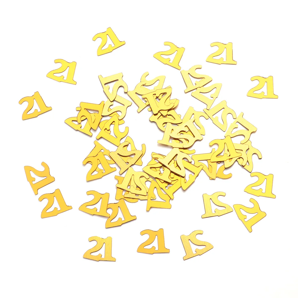 

1200Pcs Gold Number Confetti Sequins Party Decoration Birthday Anniversary Table Scatter Wedding Anniversary Celebration