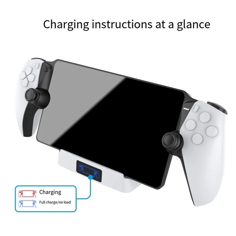 A29F-For PS5 Portal Streaming Handheld Charging Dock Console Single Docking Charger With Indicator Light Wireless Charger