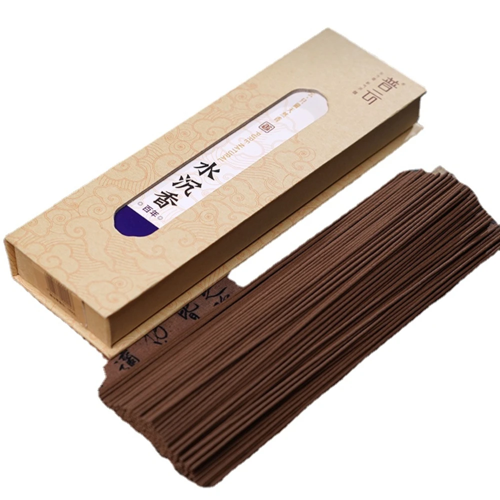 Centennial Water Agilawood Sandalwood 80G Natural Agilawood Stick Domestic Incense Indoor Soothing the Nerves and Helping