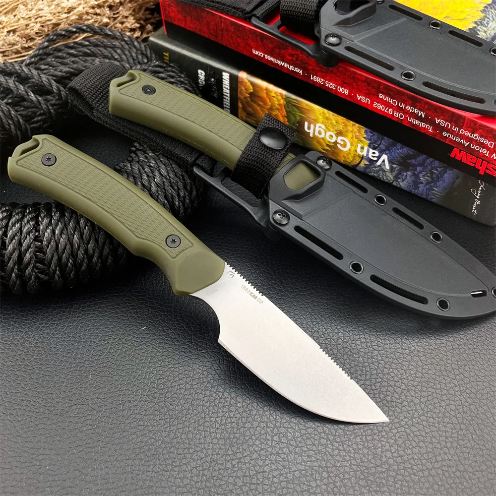 

New KS 1883 Deschutes Knife Fixed Straight High Hardness Straight Knife Wilderness Portable Knife Outdoor Straight Knife