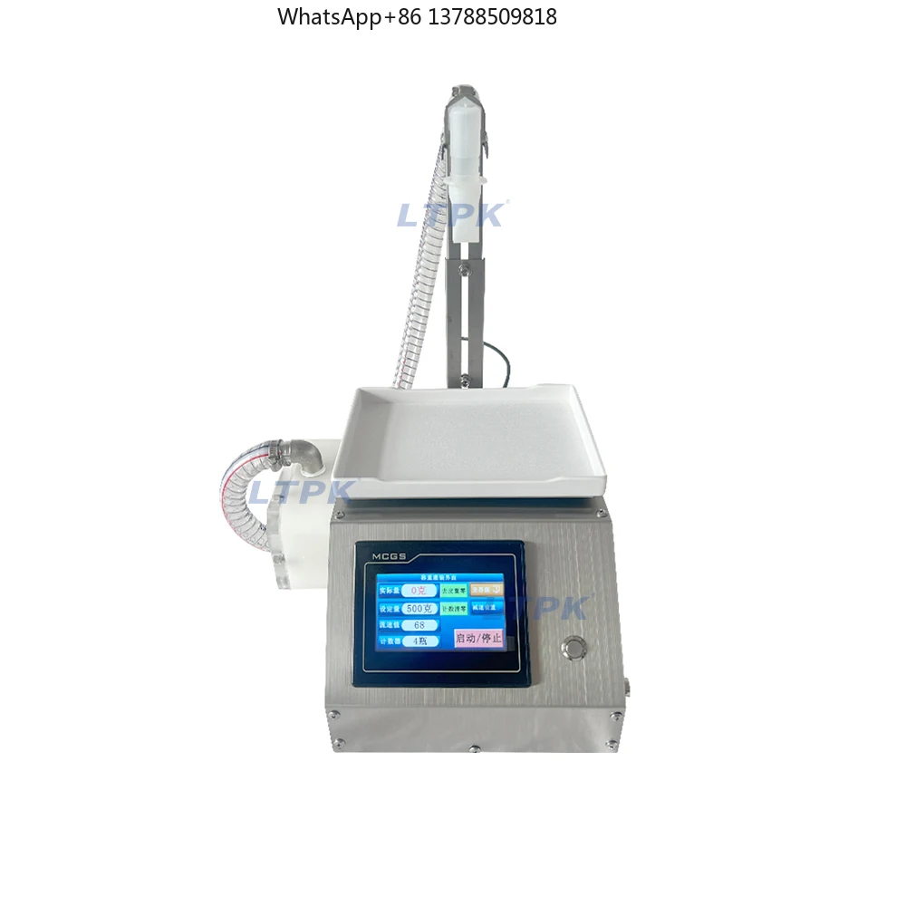 

Компактная настольная высокоточная машина для розлива жидкостей с одной головкой и шестеренчатым насосом для меда