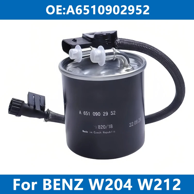 

Car Engine Fuel Filter Kit A6510902952 For Mercedes Benz W204 W212 C180 C200 CDI C250 E220 E250 E300 GLK ML SPRINTER VIANO VITO