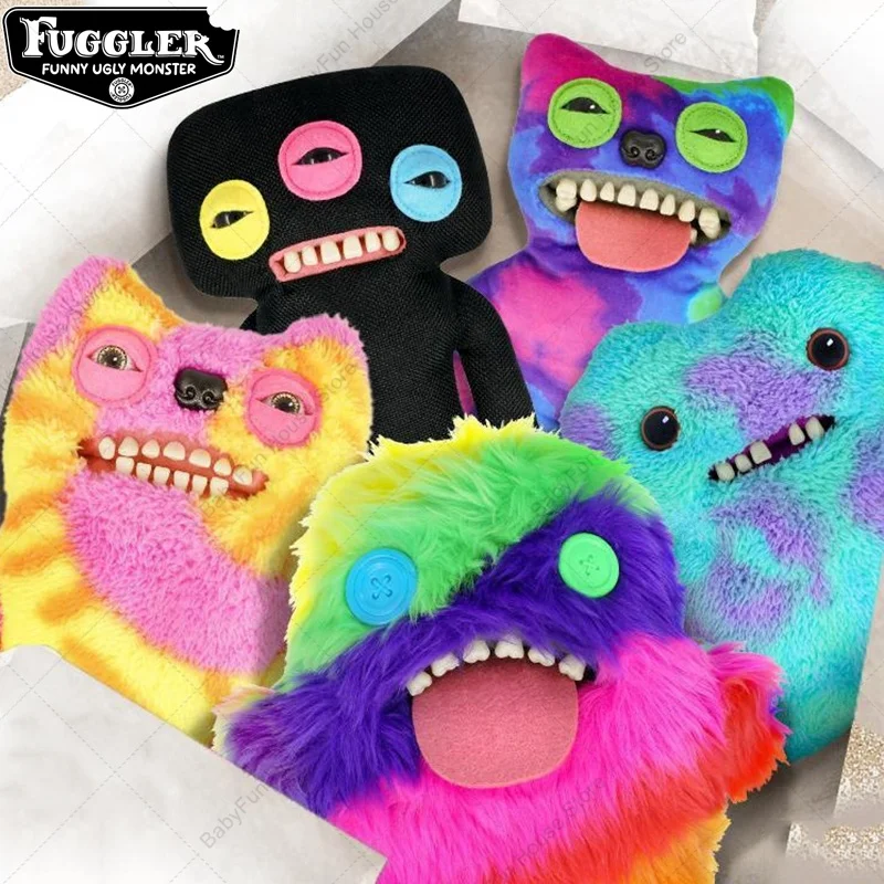 Originele Fuggler Lelijke Tanden Monster Knuffels Grappige Fugglers Cartoon Munch Munch Verveld Alien Konijn Peluche Poppen Geschenken Kinderen
