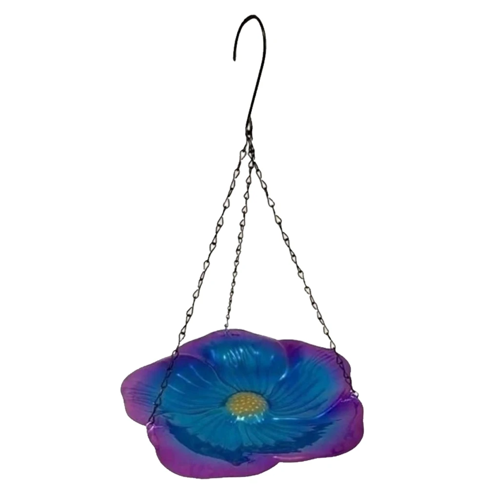 For Bird Lovers Metal Bird Feeder Bird Feeder Nature Setting Hanging Bird Bath For Garden Bird Attract Birds Bird Bathing Area