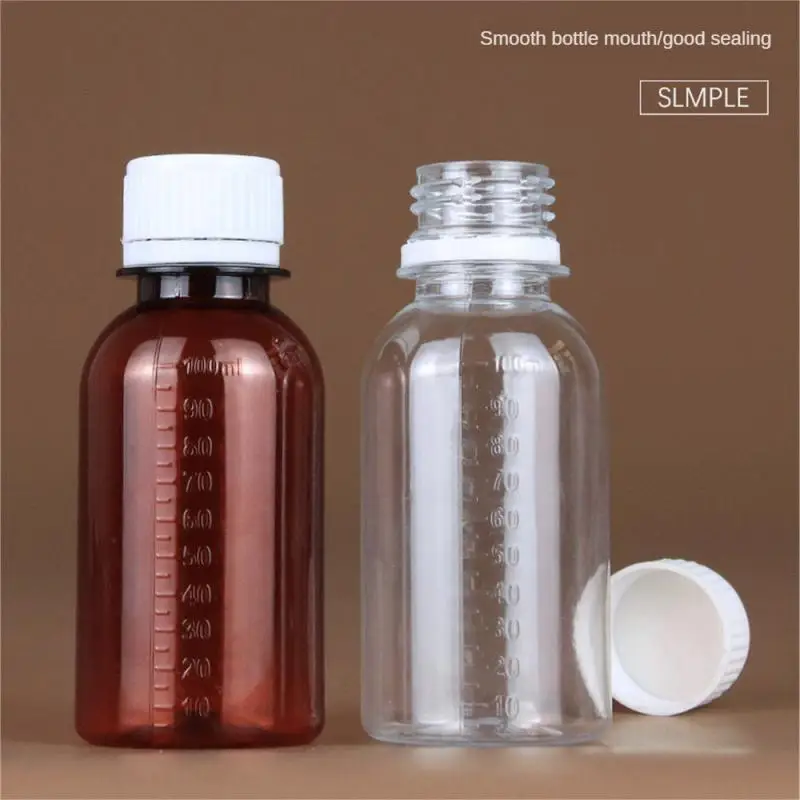 Scale Marking Convenient Storing Robust Durable Clear Plastic Bottles Water Agent Storage Quality Plastic Pet Sampling Bottles