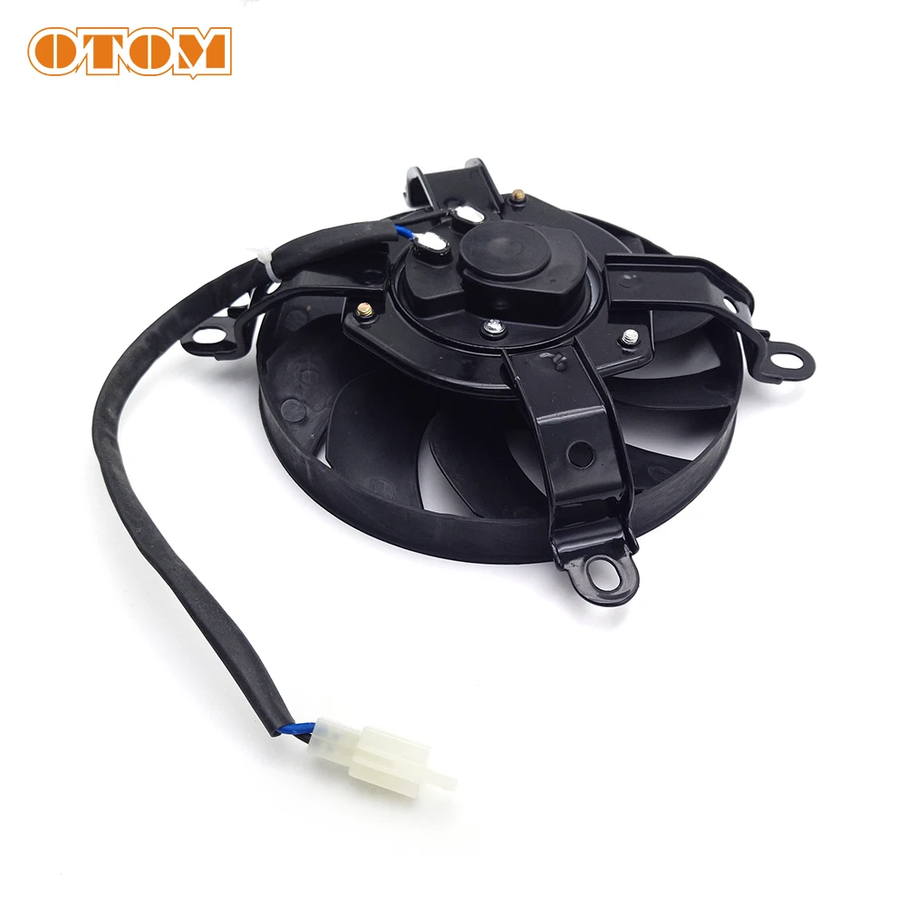 OTOM Motorcycle Radiator Fan Cooling Water Oil Cooler Engine Electric Power Large Air Volume For KTM CRF YZF KXF RMZ Dirt Bikes