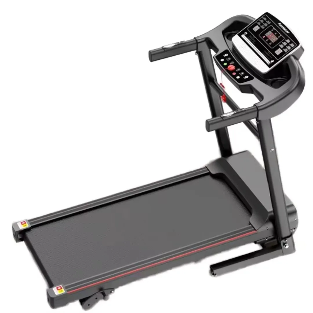 Professional motorized foldable electric treadmill for home sports fitness, 3-level adjustable incline, user-friendly operation