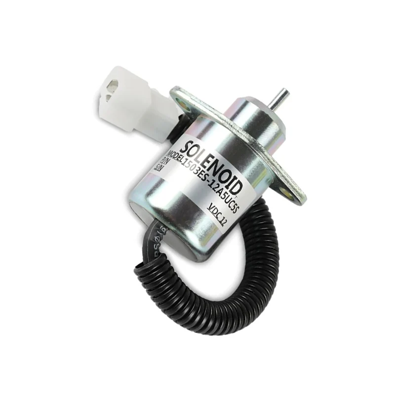 SA-4569-T 1503ES-12A5UC5S 17454-60010 16616-60010 17594-60014 12V إيقاف التشغيل الملف اللولبي لمحركات الديزل لآلة كوبوتا #6