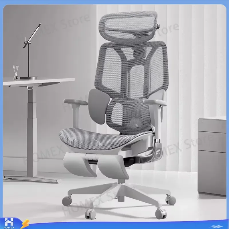 Modern Ergonomic Fabric Office Gaming Chair Adjustable Backrest 360 Degree Swivel Height Recliner Computer Desk Seat for Long