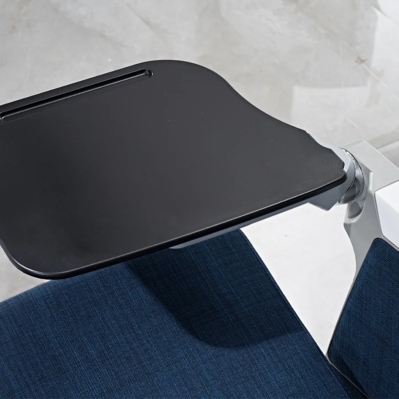 Aluminum alloy feet solid wood back plate simple auditorium seats row chairs