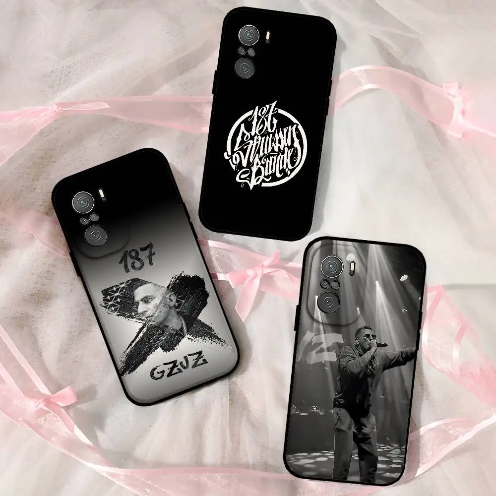 

187 Strassenbande Hip Hop Group Phone Case For Xiaomi 11 12 Redmi Note 11 5G 8T 9A 9 10T Note 8 9 12SUltra Slim, Black