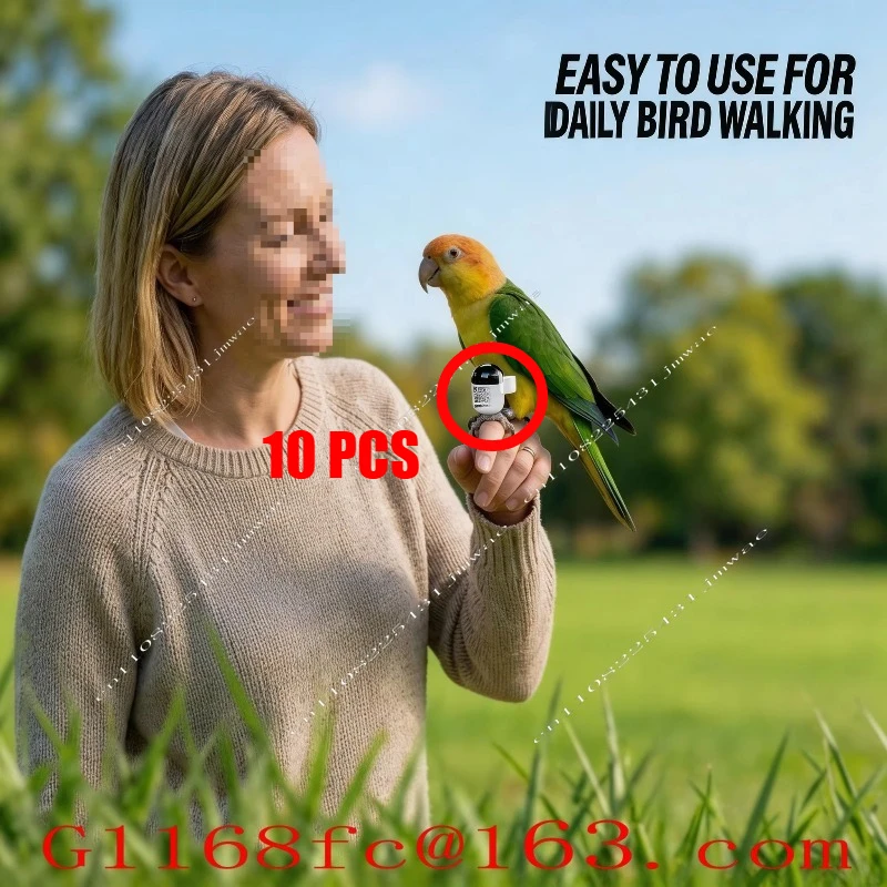 Mini Real-Time GPS  Locator Waterproof Pigeon Ring 4G Network GSM Android IOS Trajectory Locator Made Durable Plastic LBS