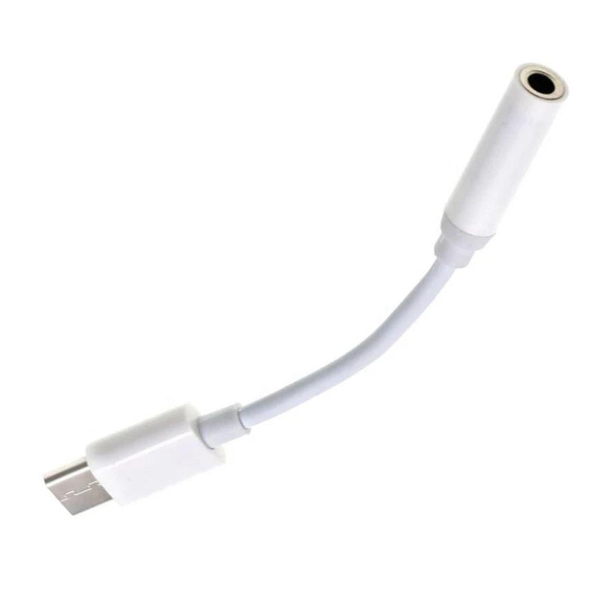 USB Type C to 3.5mm Headphone Jack Converter Earphone Adapter For Xiaomi Redmi Huawei Phone 3.5 Aux Audio Connector Cable