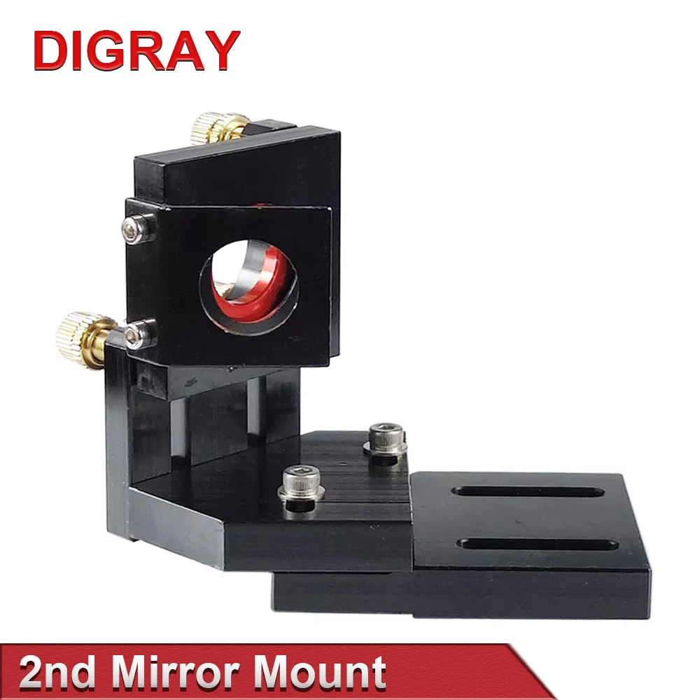 

Крепление DIGRAY CO2 Black Second Laser Mount для зеркала и 25-мм линзы, интегрированное крепление для лазерных гравировальных и режущих станков.
