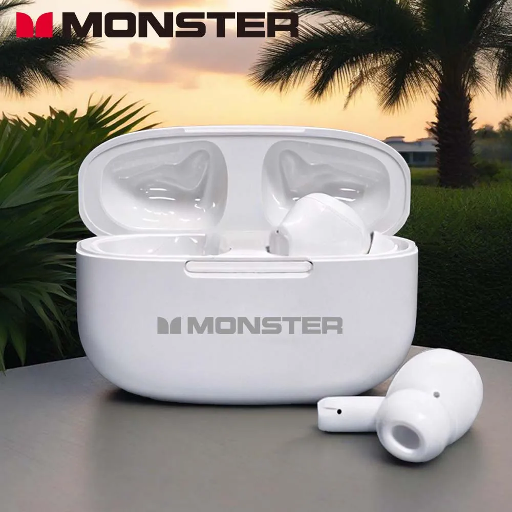 MONSTER Bluetooth Headphones TWS Bluetooth5.3 Wireless Earbud  Noise Reduction Eardphone Touch Control Headset no delay for game