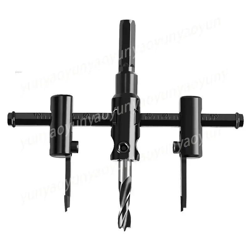 

New 220V Adjustable Aircraft Type Hole Opener Woodworking Wood Plasterboard Plastic Punching Twist Drill Shot Downlight Reamer