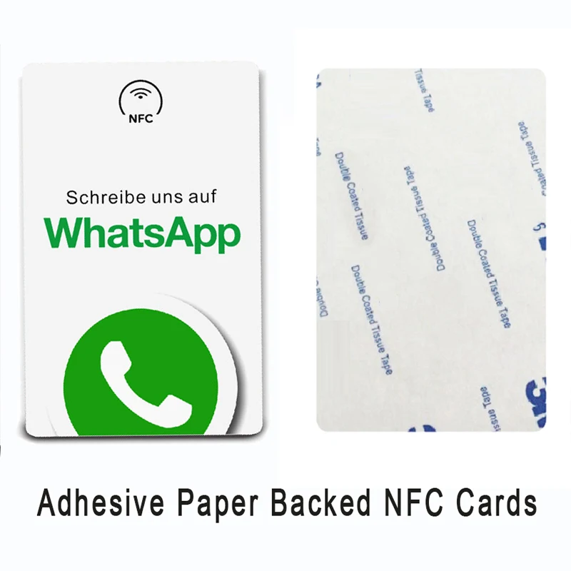WhatsApp Instagram NFC Tap-Bewertungskarten Google Kundenbewertungskarte Steigern Sie Ihre 5-Sterne-Bewertungen Bewertungen für Ihr Unternehmen