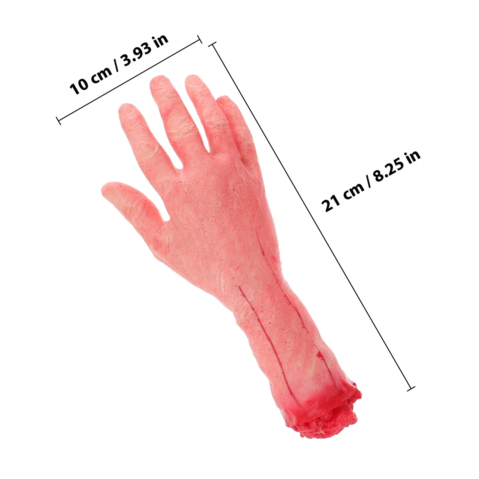 มือเท้าปลอมสำหรับฮาโลวีน 2 ชิ้น ทำจากยางลาเท็กซ์ ทนทาน ใช้สำหรับเล่นตลก งานปาร์ตี้ และเครื่องประดับชุดแฟนซี