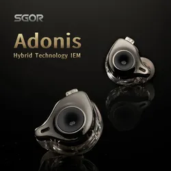 SGOR Adonis 1DD+1BA Hybrid Technology Earphones In Ear Monitor HIFI Super Bass Earbuds High Sound Quality Music Headphones VENUS