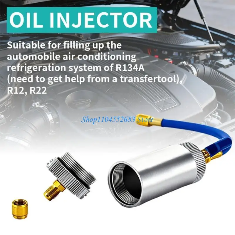Multipurpose AC Oil And Dye Injector Set