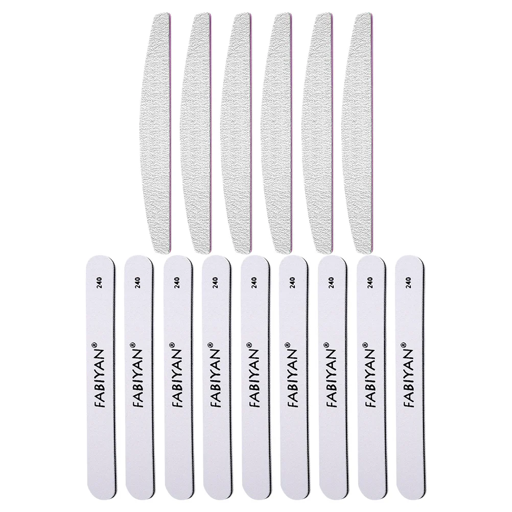 

15pcs Nail File Block Buffer Pedicure Gel Polisher Nail Polish Files Dual Side Grinding Buffer Buffing Nail Tools