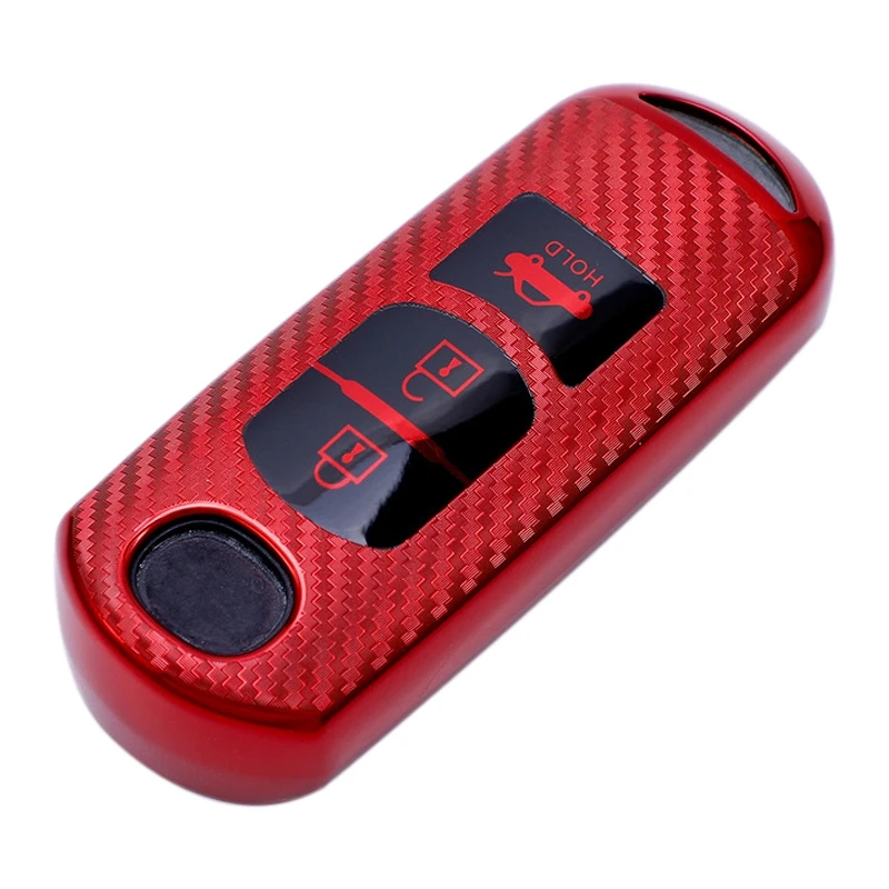 Key Case Soft TPU Car Key Fob Cover Case Protect for Mazda 2 3 5 6 CX-3 CX-4 CX-5 CX-7 CX-9 2014 2016 2015 Atenza