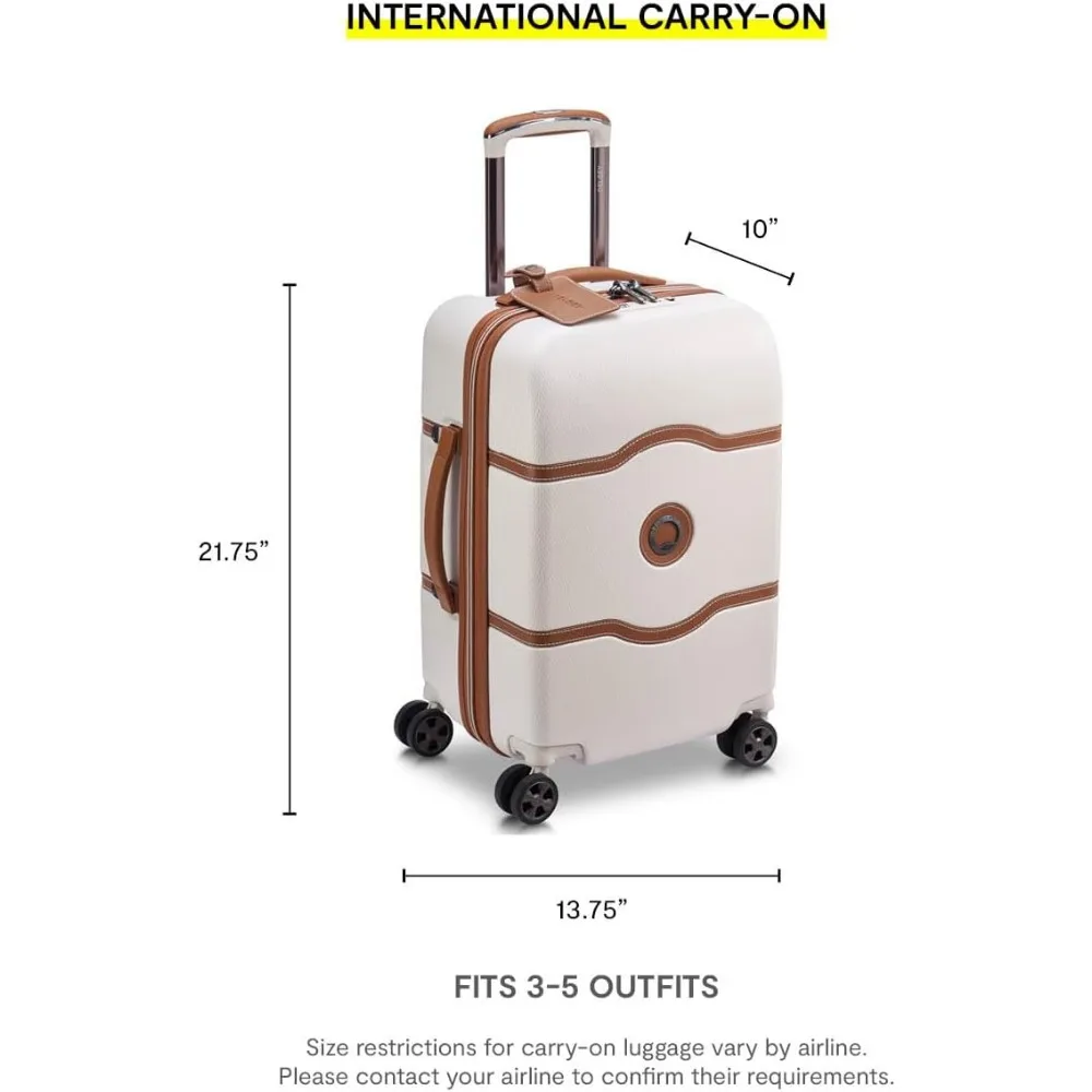 Bagagem rígida Chatelet Air 2.0 com rodas giratórias, Angora, de transporte de 19 polegadas