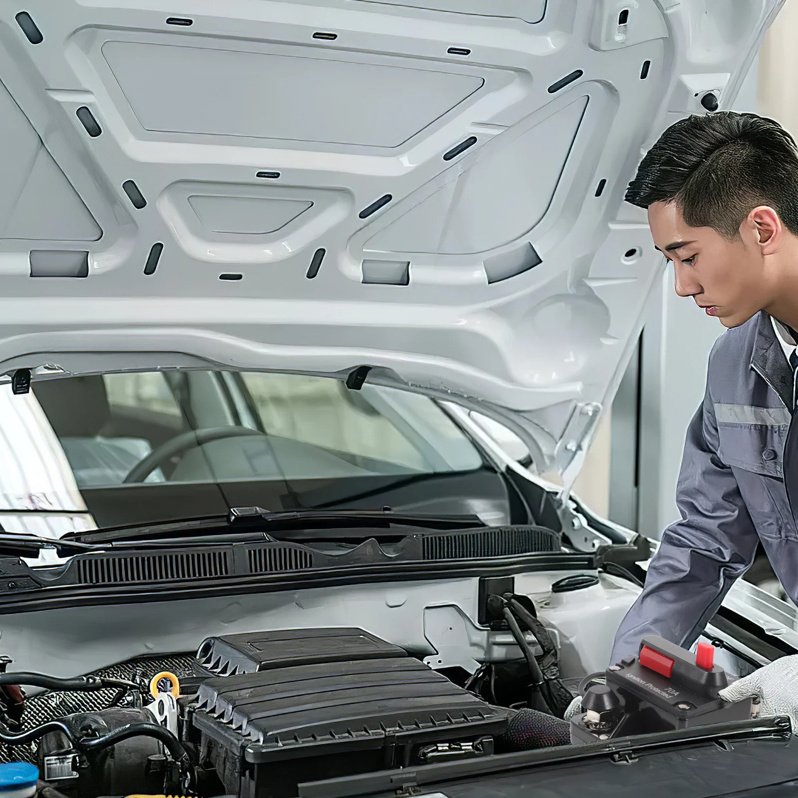 

Auto Reset Circuit Breaker 12V-36V 40a Waterproof Surge Protection for Truck Rv Marine Trailer Reset Circuit Breaker