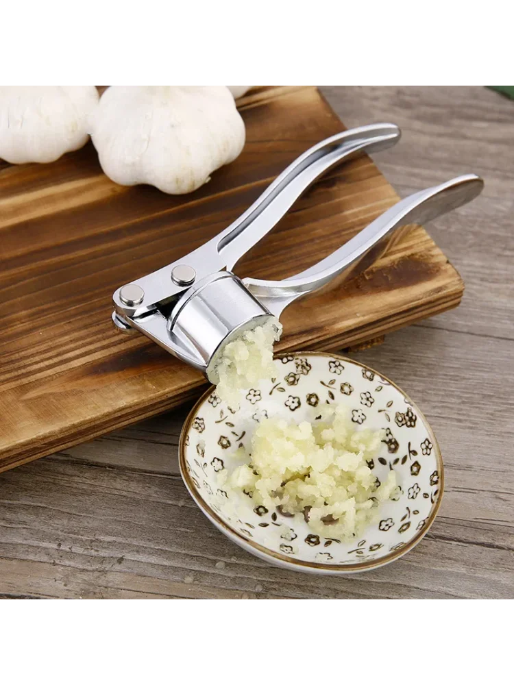 

Kitchen Stainless Steel Garlic Smasher Squeezer Manual Press Grinding Tool Kitchen Accessories Kitchen Gadgets and Accessories