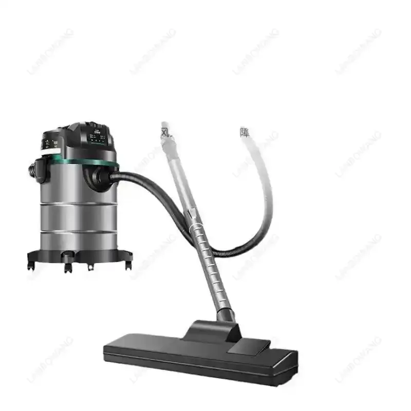 9500W 35L Stainless Steel Wet Dry Vacuum Cleaner, High Power Industrial Barrel Suction for Renovation Deep Cleaning