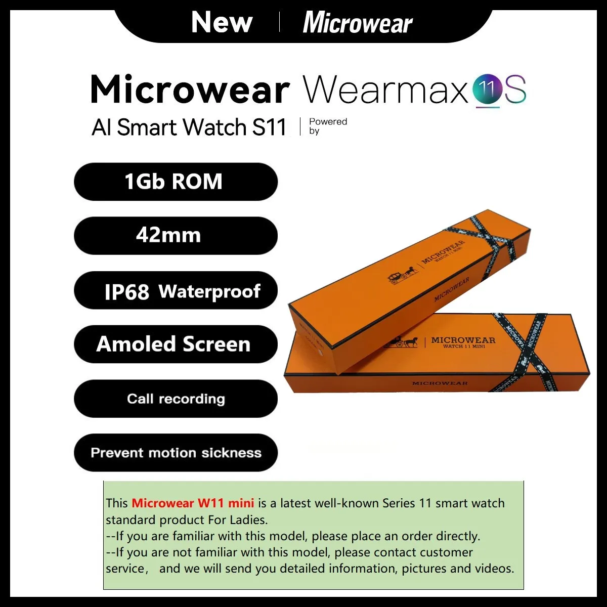 Microwear W11mini Smartwatch R – Smartwatch M Active recenzja i cena