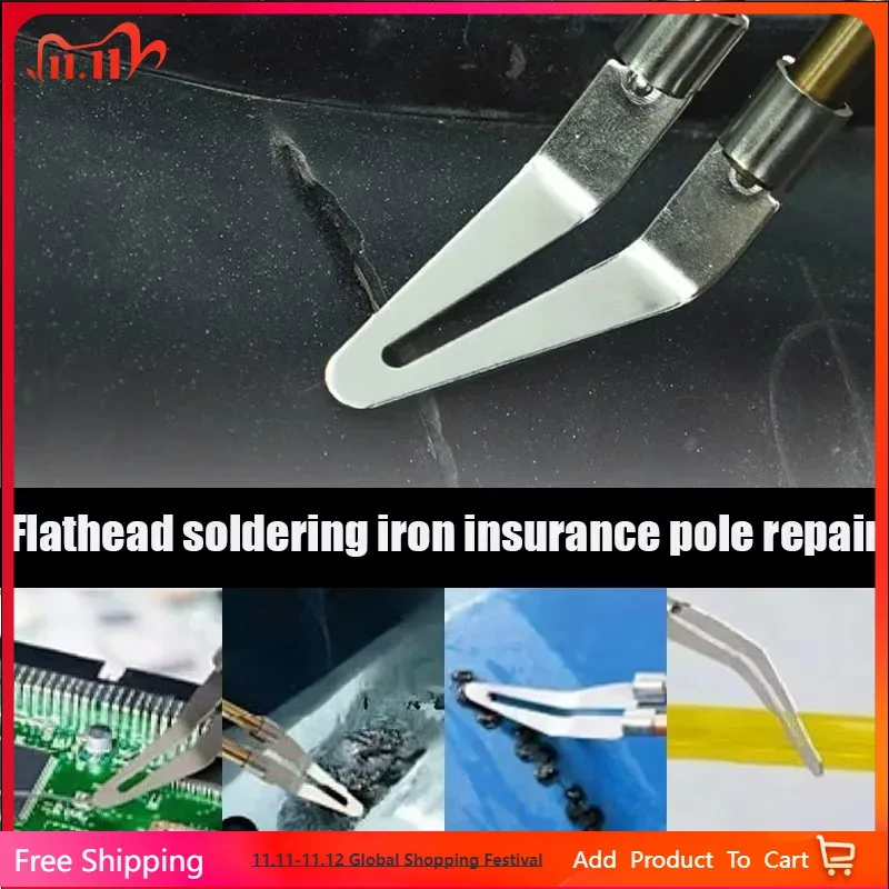 

5Pcs Soldering Repair Iron Set - 45° Elbow Design, Smooth Head Adjustable Welding Repair Tools