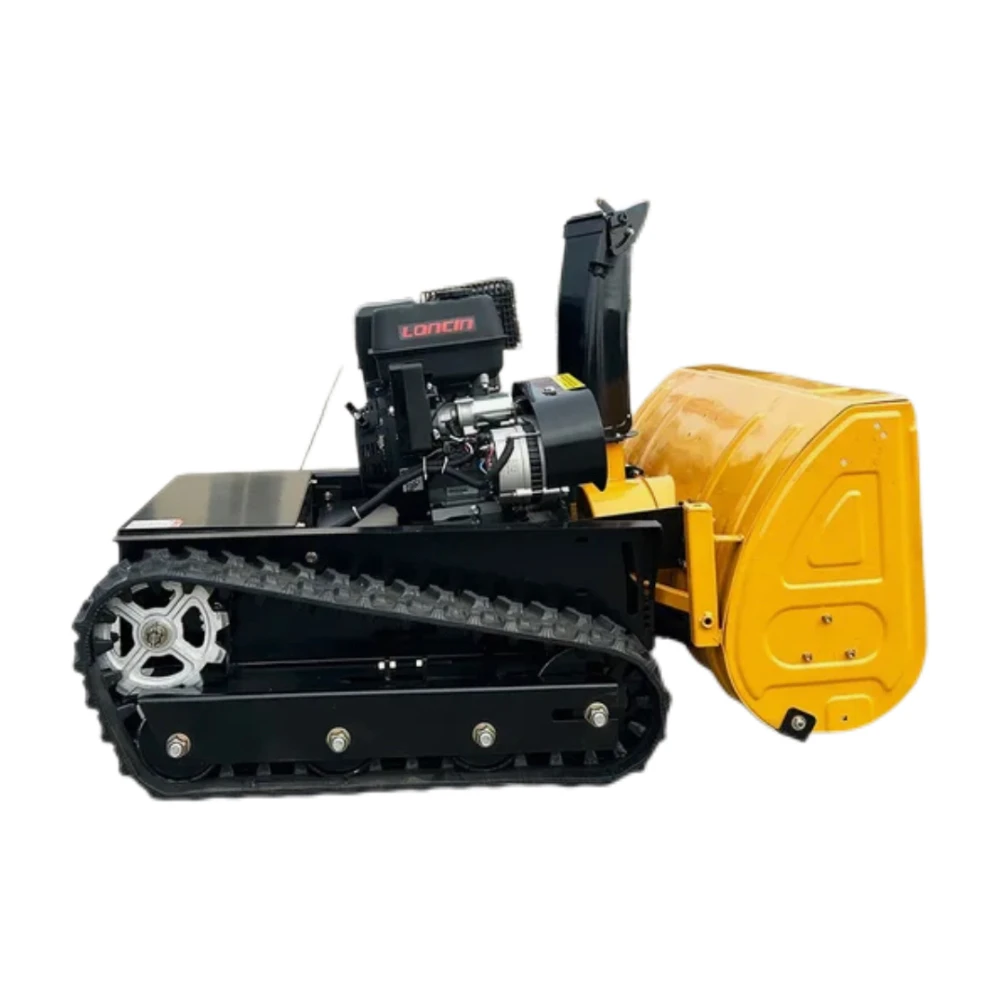 High Quality New Remote Control Snow Sweeper  Crawler Snow Blower for Convenient Winter Cleanup